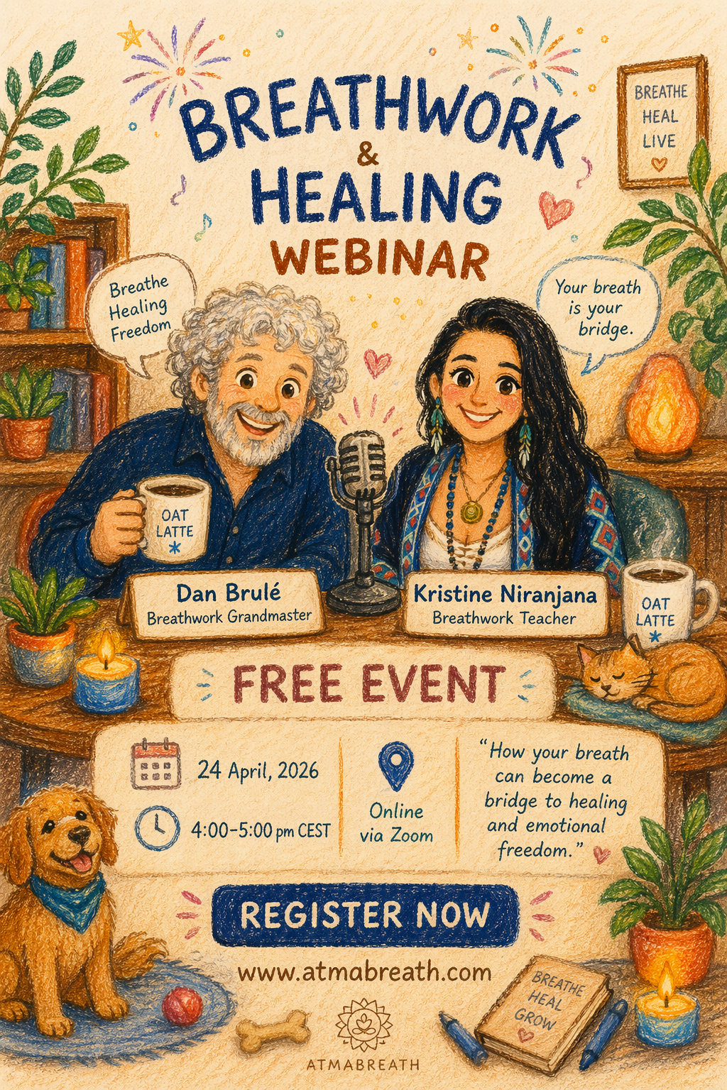 Dan Brule & AtmaBreath Free Webinar Invitation
